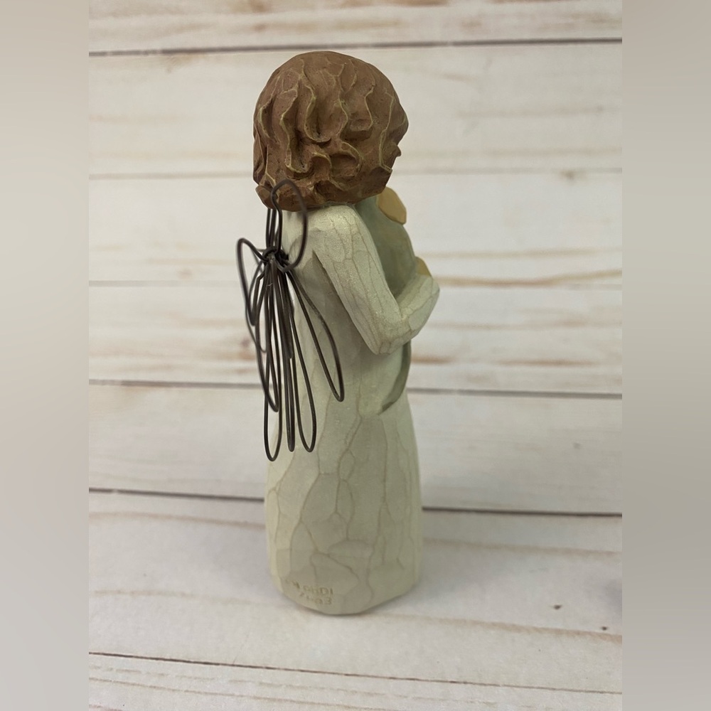 Willow Tree “ With Affection ” 2003 Demdaco Susan Lordi Girl Holding Cat Figure - Picture 4 of 8